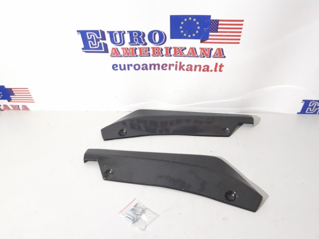 Sport Racing Carbon Fiber Rear Bumper Diffuser Splitter Canard